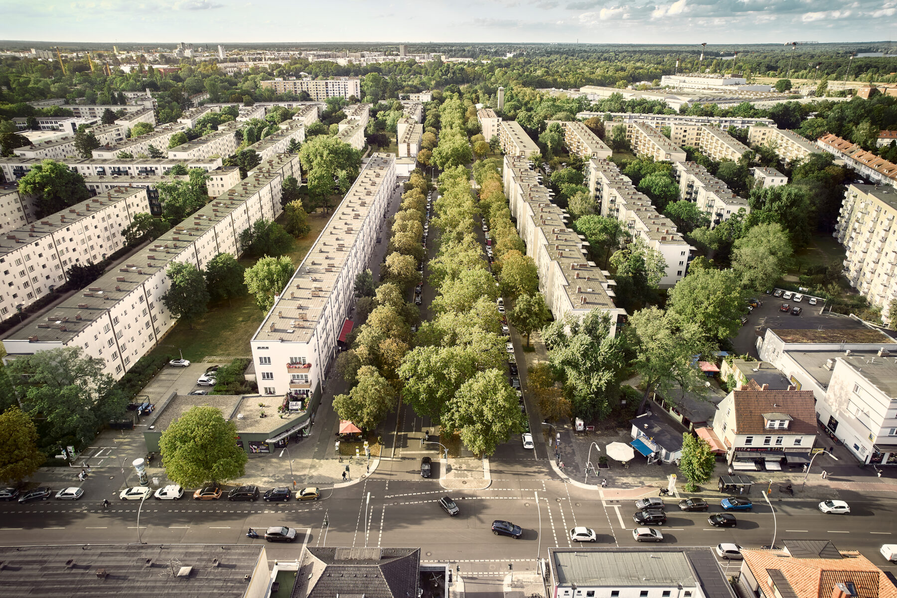 Blick auf den Haselhorster Damm (© bullahuth Fotografie & Gestaltung)